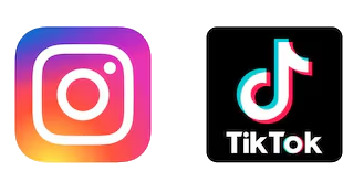 Instagram and TikTok